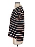 Kenar 100% Polyester Stripes Black Short Sleeve Top Size S - photo 5