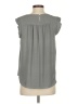 Ann Taylor LOFT 100% Polyester Gray Sleeveless Blouse Size S - photo 2