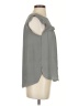Ann Taylor LOFT 100% Polyester Gray Sleeveless Blouse Size S - photo 4