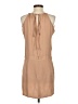 Mason 100% Silk Tan Casual Dress Size 4 - photo 2