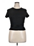 Shein Black Short Sleeve T-Shirt Size L - photo 1