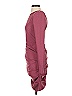 Symphony Solid Burgundy Cocktail Dress Size S - photo 5