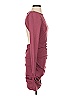 Symphony Solid Burgundy Cocktail Dress Size S - photo 4