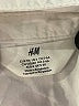 H&M 100% Cotton Solid Ivory Long Sleeve Button-Down Shirt Size 6 - photo 3