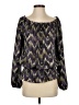 MICHAEL Michael Kors 100% Polyester Purple 3/4 Sleeve Blouse Size S - photo 1