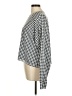 Danielle K. Studios Houndstooth Gray Long Sleeve Blouse Size M - photo 5