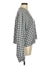 Danielle K. Studios Houndstooth Gray Long Sleeve Blouse Size M - photo 4