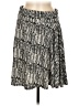 Max Studio Print Silver Casual Skirt Size M - photo 1