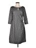 Talbots Polka Dots Gray Casual Dress Size M - photo 1