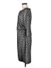 Talbots Polka Dots Gray Casual Dress Size M - photo 5