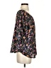 Maeve 100% Polyester Black Short Sleeve Blouse Size XS - photo 4
