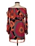 Judith March 100% Polyester Print Orange Cocktail Dress Size S - photo 2