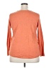 Nic + Zoe Orange Pullover Sweater Size XXL - photo 2
