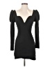 Express 100% Polyester Black Cocktail Dress Size 0 - photo 1