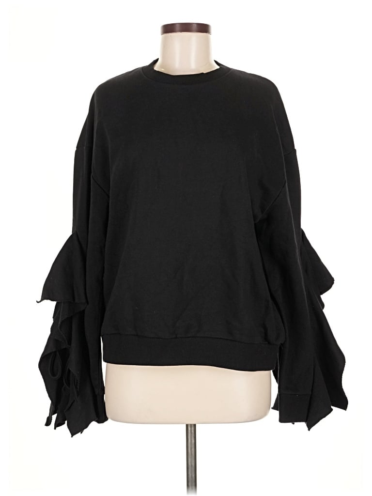 Pre-owned Joa Sweatshirt In Black