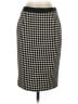 Boden 100% Cotton Houndstooth Black Formal Skirt Size 4 - photo 1