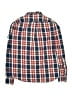 American Apparel 100% Cotton Plaid Red Long Sleeve Button-Down Shirt Size S (kids) - photo 2