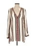 Cupcakes & Cashmere 100% Polyester Ivory Long Sleeve Blouse Size S - photo 1