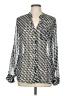 Kut from the Kloth 100% Polyester Silver Long Sleeve Blouse Size M - photo 1