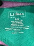 L.L.Bean 100% Polyester Color Block Green Track Jacket Size 8 - photo 3