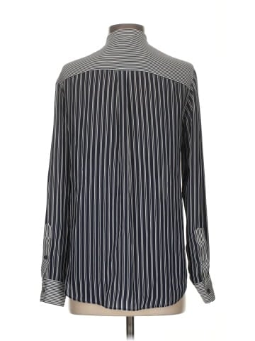 Theory Long Sleeve Silk Top (view 2)