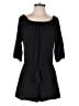 Abbeline 100% Polyester Solid Black Romper Size XS - photo 1