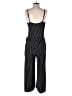 Kaileigh Stripes Black Jumpsuit Size L - photo 2