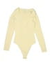 Happily Grey 100% Polyester Yellow Bodysuit Size S - photo 1