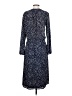 Gap 100% Polyester Polka Dots Blue Casual Dress Size S - photo 2