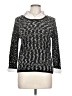 Alfred Dunner Tweed Black Pullover Sweater Size L (petite) - photo 1