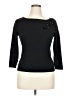 Carlisle 100% Silk Black 3/4 Sleeve Top Size XL - photo 1