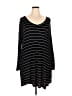 MTS Stripes Black Casual Dress Size 2X - photo 1
