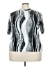 Assorted Brands Silver Short Sleeve Turtleneck Size S - photo 1