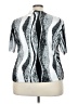 Assorted Brands Silver Short Sleeve Turtleneck Size S - photo 2