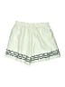 Shein 100% Polyester Ivory Athletic Shorts Size 4 - photo 2