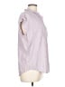 Jachs Girlfriend Purple Short Sleeve Blouse Size L - photo 4