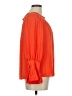 Ungaro 100% Polyester Orange 3/4 Sleeve Blouse Size M - photo 4