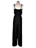 Cbrand 100% Polyester Solid Black Jumpsuit Size M - photo 2
