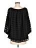 Unbranded 100% Polyester Black 3/4 Sleeve Blouse Size M - photo 2