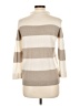 Paper Crown Stripes Tan Pullover Sweater Size M - photo 2