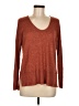 Per Se Brown Long Sleeve Top Size M - photo 1