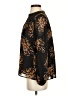 CAbi 100% Polyester Black Long Sleeve Blouse Size S - photo 5
