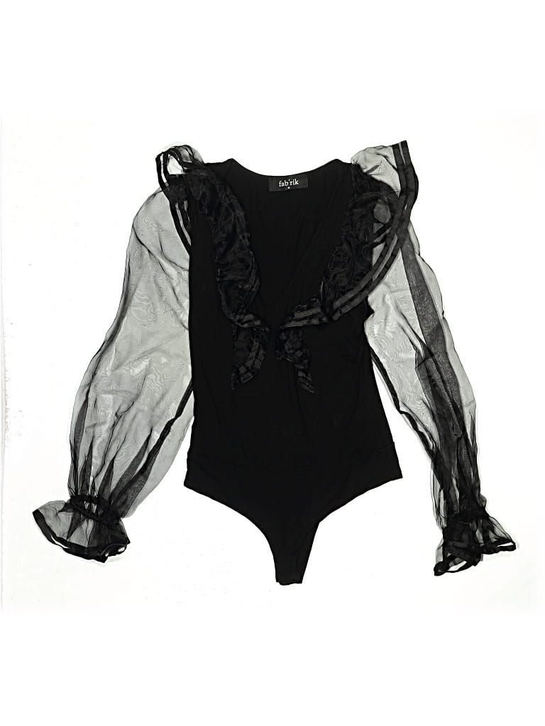 Pre-owned Fab'rik Bodysuit In Black