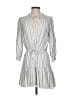 Paige 100% Rayon Silver 3/4 Sleeve Top Size XS - photo 1