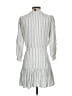 Paige 100% Rayon Silver 3/4 Sleeve Top Size XS - photo 2