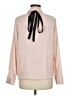 Zara Solid Pink Long Sleeve Blouse Size M - photo 2