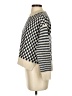 Madewell Checkered-gingham Ivory Blue Pullover Sweater Size XXS - photo 5