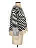 Madewell Checkered-gingham Ivory Blue Pullover Sweater Size XXS - photo 4
