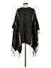 ELOQUII Black Gray Poncho One size - photo 2