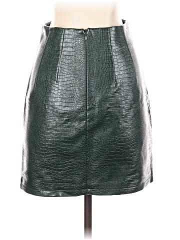 Topshop Faux Leather Skirt (view 2)